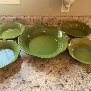 Princess house exclusive salad bowl set